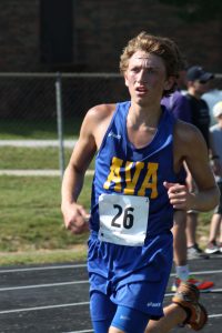 Ava senior Jordan Dimirsky finished 16th overall at the Strafford cross country meet last Saturday.